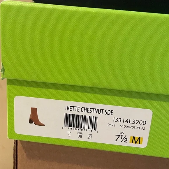 New Sam Edelman Women's Ivette Fashion Boot Toasted Chestnut 7.5 Medium - Picture 8 of 8
